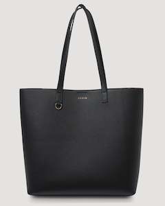 Carter Tote - Black + Umber Chain