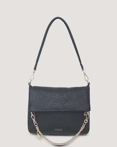 Evening Bags: Daria Shoulder Bag (Black Bubble)