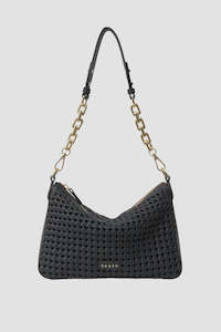 Evening Bags: Dane shoulder bag - black braid