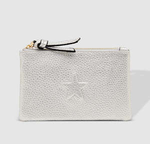 Star PU purse - Silver