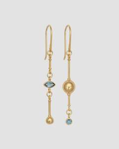 Ula Earrings Gold Vermeil