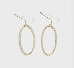 Earrings 1: Fabuleux Vous Steel Me Super Link Earrings - Gold