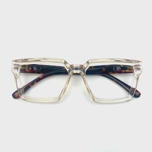 Reading Glasses: REMI - Crystal  Beige +1.0