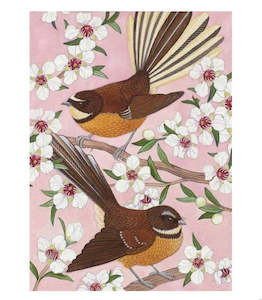 Eyewear Accessories: 2 Fantails on a Branch Lens Cloth