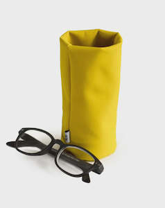 Eyewear Accessories: Yellow Sacco Glasses Pouch