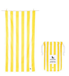Towels: Beach Towel Cabana Collection L - Boracay Yellow