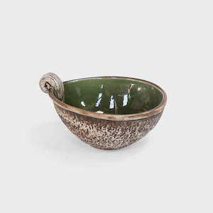 Plates And Platters: Koru Bowl - Green
