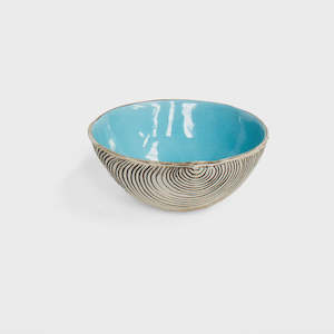 Cockle shell Bowl - Aqua