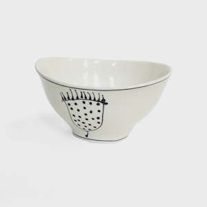 Plates And Platters: Laksa Bowl - Black & White