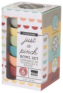 Plates And Platters: Modern Set of 6 - Pinch Bowls