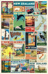 Cavallini & Co - NZ Images 500 Pce - Vintage Puzzle