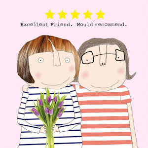 Cards Stationery: Rosie Made A Thing - Five Star Friend - Card