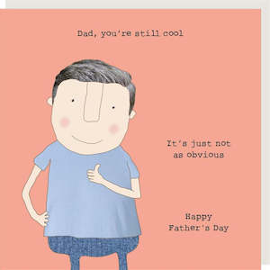 Rosie Made a Thing - Not Obvious - Fathers Day Card