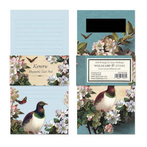 Wolfkamp & Stone - Kereru & Kotare - Magnetic List Pad