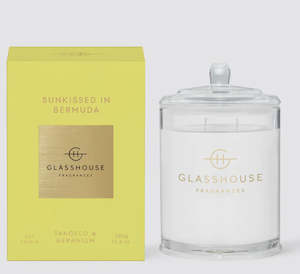 Candles: GLASSHOUSE CANDLE SUNKISSED IN BERMUDA