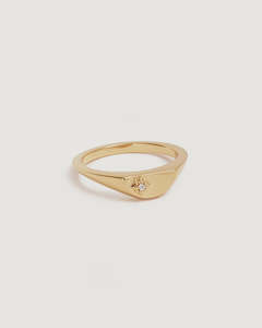18k Gold Vermeil Lotus Ring
