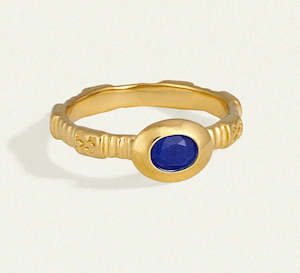 Lazuli Ring (Gold Vermeil)