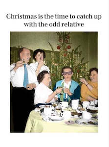 Cath Tate - Odd Relative - Christmas Card