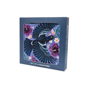 Catherine Marion - Tuneful Tui Set of 4 - Boxed Coasters
