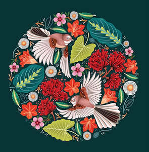 Catherine Marion: Catherine Marion - Chirpy Fantails - Card