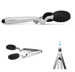 Dreamfarm: Clongs 9'' Charcoal Black Click Lock tongs