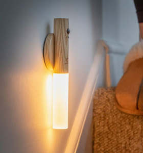 Gingko - White Ash Wood - Baton LED Light
