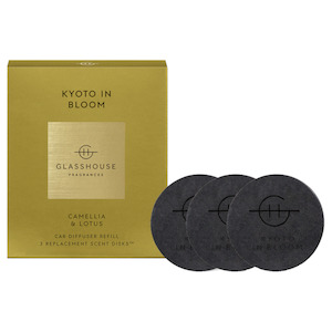 Glasshouse: Replacement Car Scent Disks - Kyoto in Bloom
