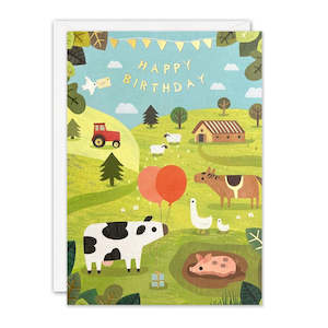 James Ellis - Farm Happy Birthday - Birthday Card