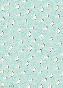 James Ellis: James Ellis - Turquoise Storks Baby - Wrap