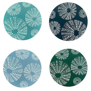 Jo Luping Design - Kina Set of 4 - Round Coasters