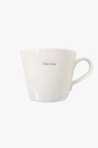 Keith Brymer Jones: bucket mug Maori Words