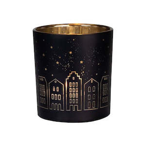 Black Tealight Houses