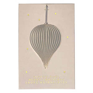 Radar: Räder - Grey Raindrop - Christmas Hanging Ornament