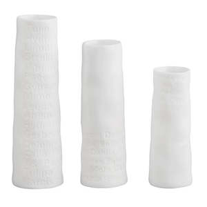Radar: Räder - Poetry set of 3 - Mini Porcelain Vases