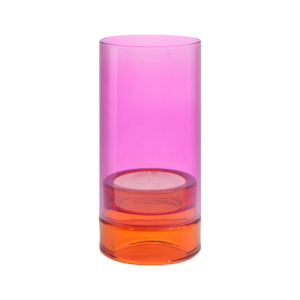 Remember: Glass lantern Lys  pink