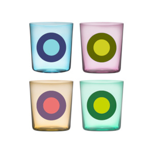 Drinking glasses Dots, set of 4 No. 2