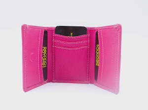 Card and Cash Trifold - Fuchsia