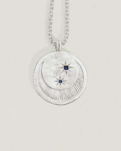 Temple Of The Sun: Celeste Necklace Silver