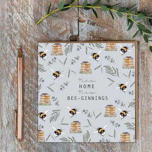 Toasted Crumpet: Toasted Crumpet - New Home New Bee-Ginnings - New Home Card