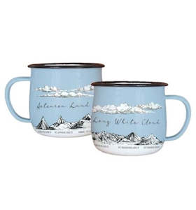 Wolfkamp & Stone - NZ Mountains - Enamel Mug
