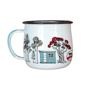 Wolfkamp & Stone - Camping - Enamel Mug