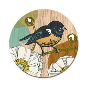 Wolfkamp & Stone - Screenprint Miromiro - Coaster