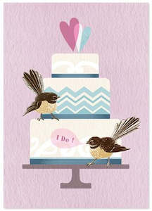 Wolfkamp & Stone - I Do - Wedding Card