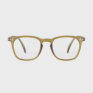 Eyewear Sunglasses Glasses: Reading Collection E Golden Green  +1