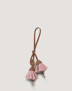 Bag Accessories: Charm Lacing Blooms Desert Rose
