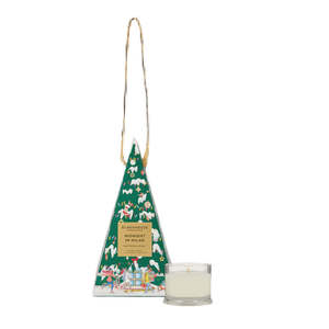 Home Fragrance: GLASSHOUSE FRAGRANCES CHRISTMAS CANDLE BAUBLE 30G