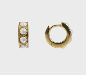 Crystal Pearl Huggies