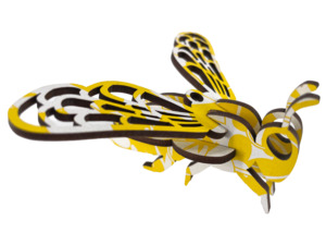 Home Decor: Bee Decoration - Floral Yellow