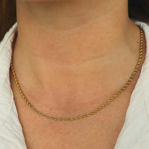Steel Me Fine Gold Rope Chain