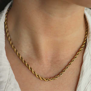 Steel Me Regular Gold Rope Chain